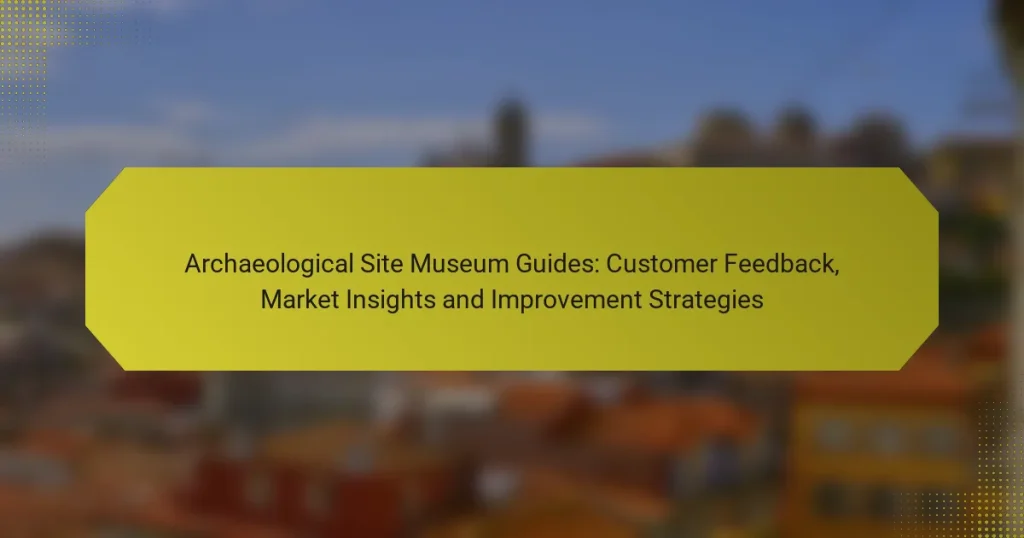 Archaeological Site Museum Guides: Customer Feedback, Market Insights and Improvement Strategies