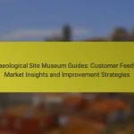 Archaeological Site Museum Guides: Customer Feedback, Market Insights and Improvement Strategies