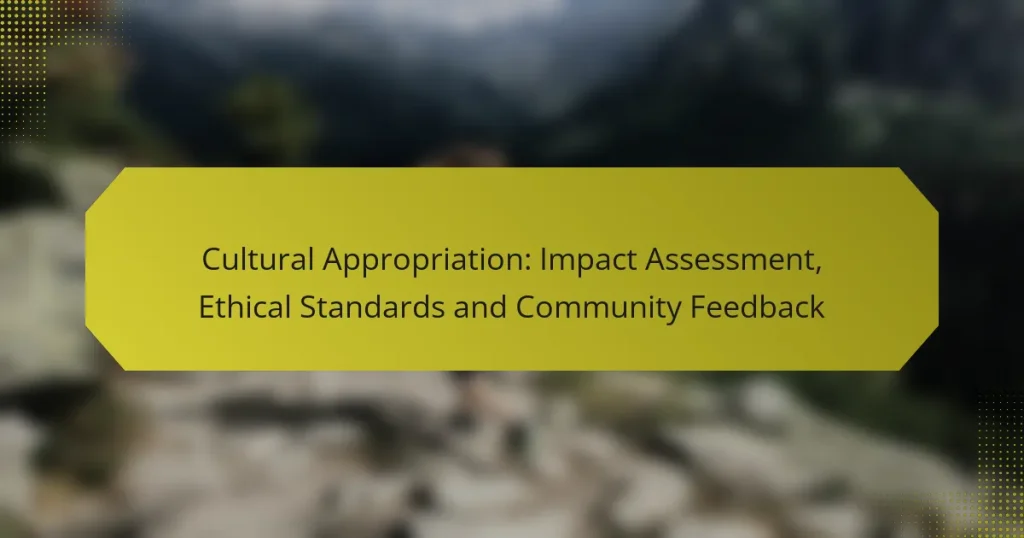 Cultural Appropriation: Impact Assessment, Ethical Standards and Community Feedback